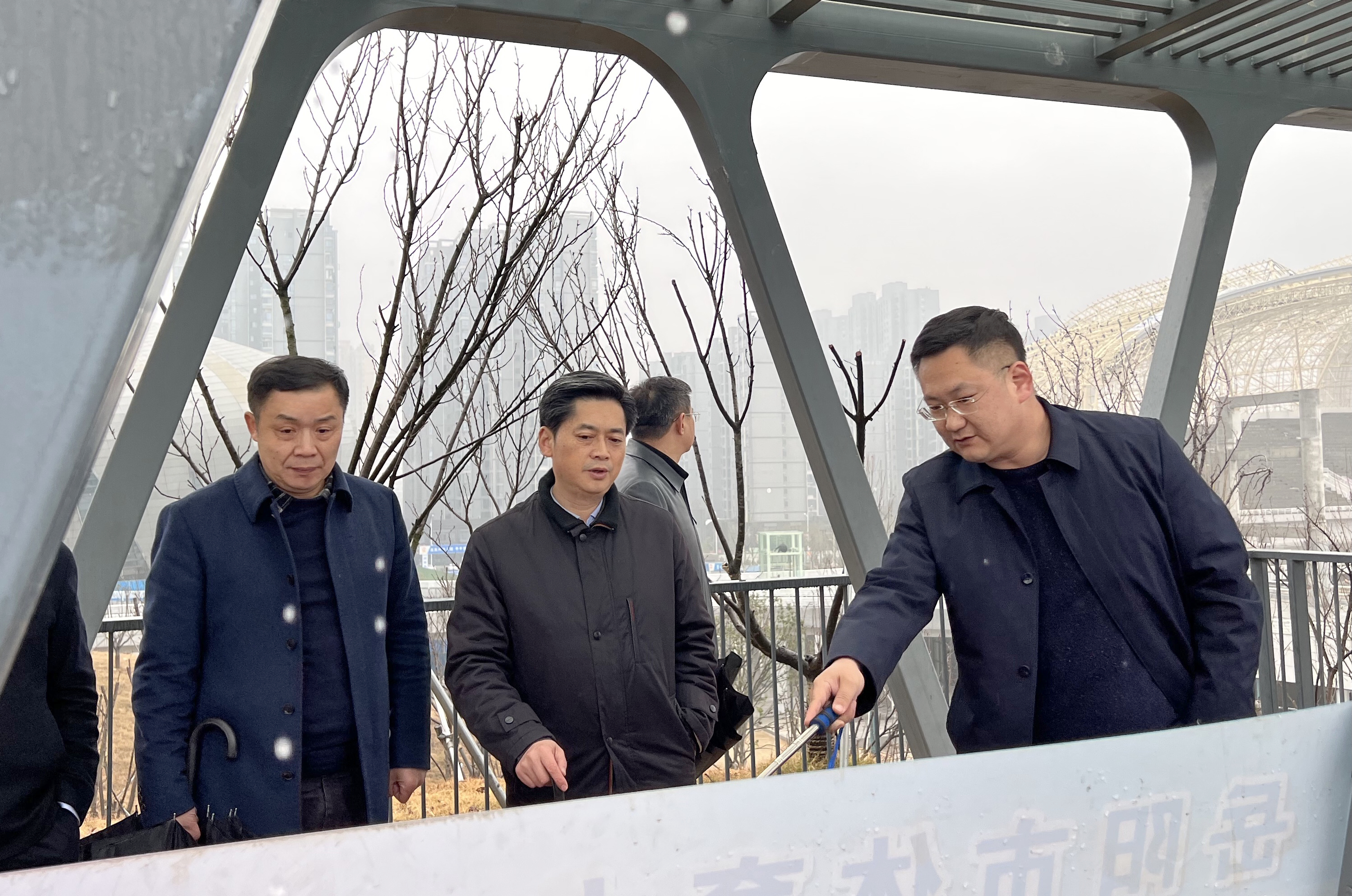 1月24日下午，趙岳平率隊(duì)調(diào)研省運(yùn)會(huì)場館建設(shè)工作.jpg